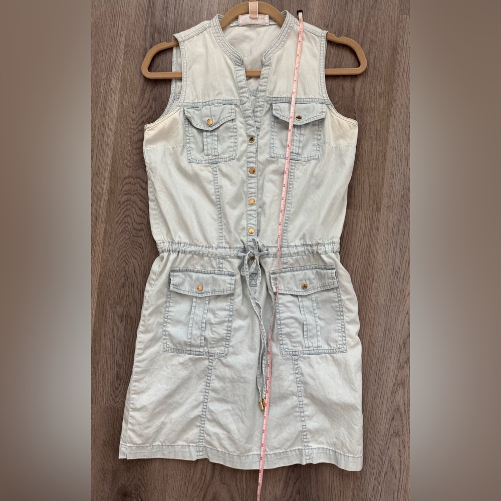 Michael Kors denim light blue dress